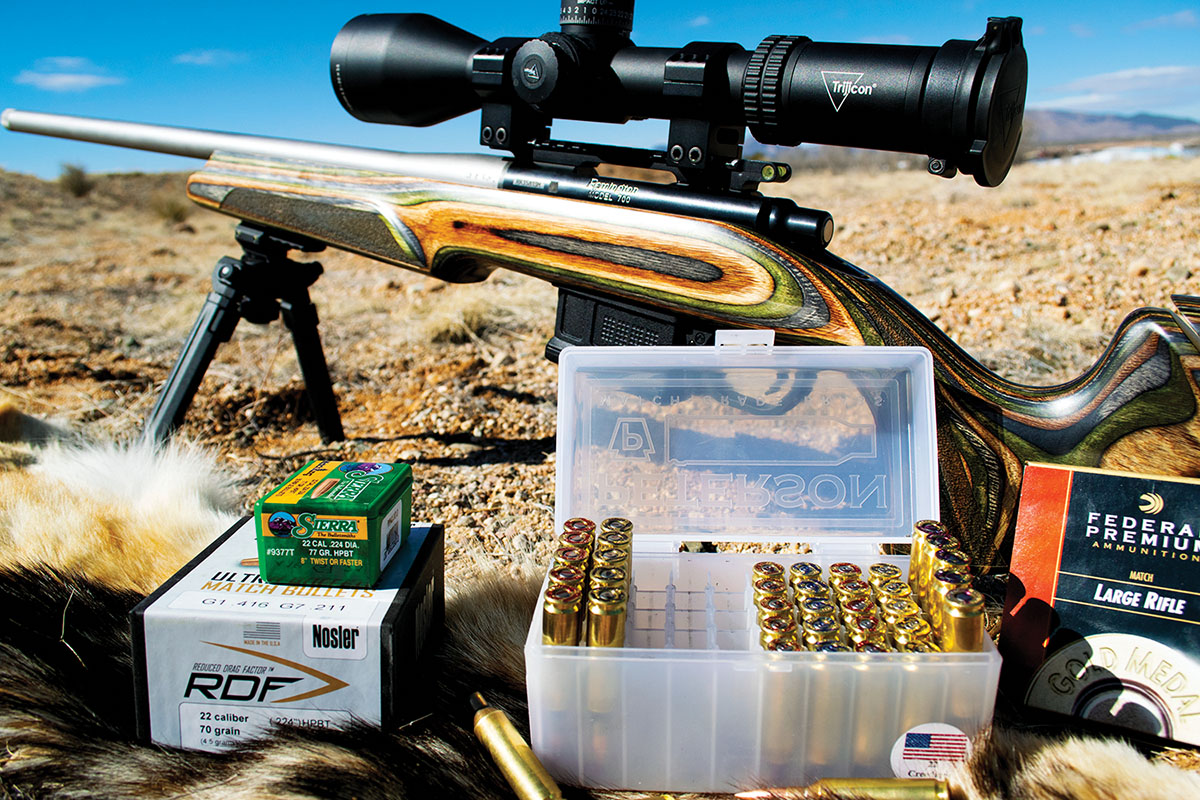 Using bullets in the 70- to 80-grain range at high velocity produces explosive terminal performance on varmints even at extended ranges.